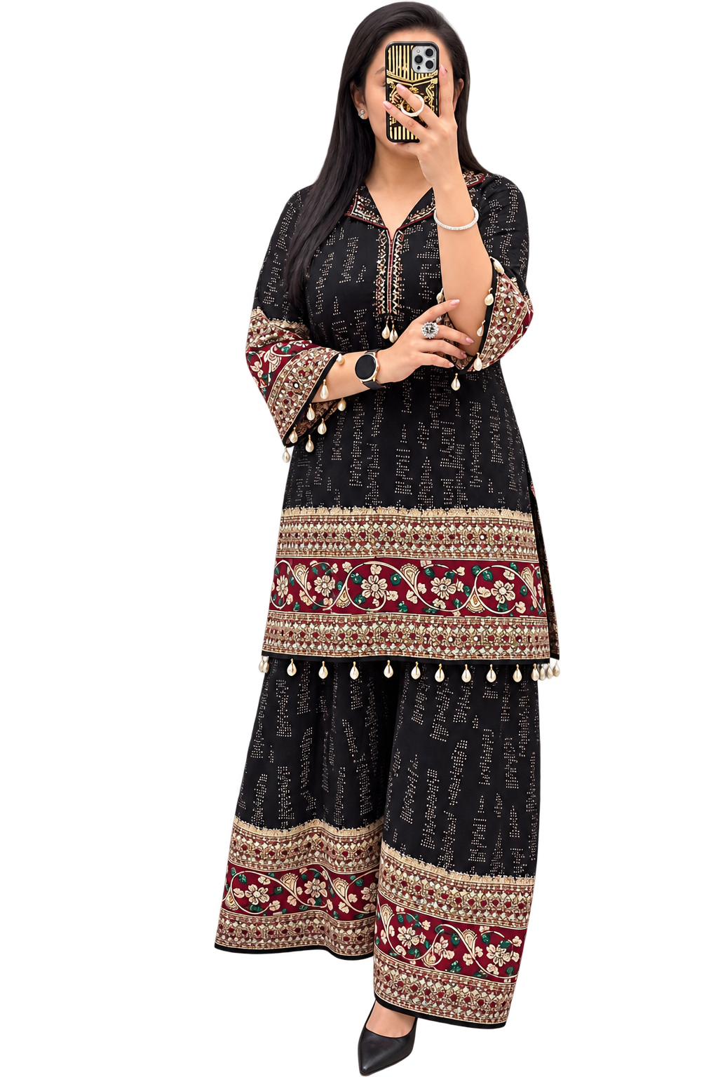 Women Mint Green Embroidered Rayon Kurta